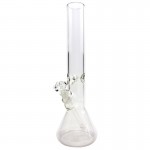 Beaker Base Bong - Clear Basic - 5.0mm - Ice Notches