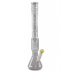 Weed Star - Messias Illusion Ice 5mm Glass Bong - 9-arm Perc Splash