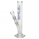 pipes cannabis EHLE. Glass - Straight Cylinder Bong 250ml  - White logo