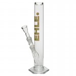 pipes cannabis EHLE. Glass - Straight Cylinder Bong 500ml  - Green logo