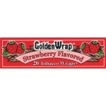 Golden Wrap Strawberry Flavored Blunt Papers - Single Pack