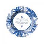 Metal Ashtray - Delft Blue - 