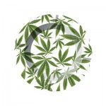 Metal Ashtray | Leaves