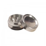 Mini Aluminum Grinder - Silver - 2-part