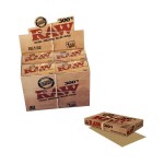 Papiers à Rouler cannabis RAW Natural 300's - Regular Size Hemp Rolling Papers - Box of 40 Packs