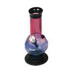 Acrylic Bubble Base Water Pipe Colored | 18cm
