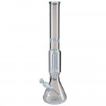 Black Leaf - Beaker Base UFO Perc Glass Ice Bong