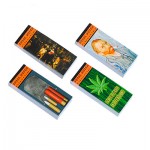 Papiers à Rouler cannabis Large printed tips - 4 packs x 50 tips