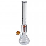 Black Leaf - Beaker Base 8-arm Perc Ice Bong - Amber