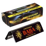 Papiers à Rouler cannabis Snail Deluxe Coffeeshop Collection - King Size Slim Rolling Papers with Filter Tips - Box of 4 packs