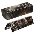 Papiers à Rouler cannabis Snail Deluxe Skulls Collection - King Size Slim Rolling Papers with Filter Tips - Box of 4 packs
