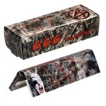 Snail Deluxe 666 Collection - King Size Slim Rolling Papers with Filter Tips - Box of 4 packs