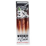Papiers à Rouler cannabis Blunt Wrap 3x - Whiskey n' Cola Flavored Cigar Wraps - Box of 15 packs