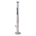 WS - Long Slim Jim Blue-Eye Glass Ice Bong