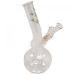 pipes cannabis Glass bong double conical tubing