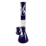 Weed Star - Lil' Percy 4-arm Perc Ice Bong with Ashcatcher - Green or Blue