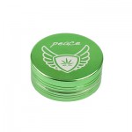 Aluminum Grinder Peace Wings | 2-part | Green or Black