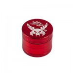 Moulins à Herbes cannabis Aluminum Grinder - Better Believe In Angels - 4-part - Red or Black