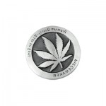 Pot Leaf Hash Stamp Metal Plate - Custom Piece for Piecemaker Pollen Press