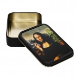 Metal Stash Tin - Mona Lisa Smoking a Joint