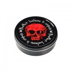 Round Metal Stash Tin - Better Believe in Angels - Red Skull