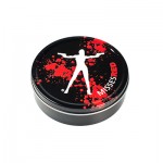 Round Metal Stash Tin - Misses Red