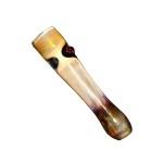 Glass Taster Pipe Gold Fumed