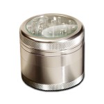 Moulins à Herbes cannabis SharpStone - Aluminum Window Herb Grinder - 4-part - 52mm - Choice of 3 colors