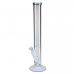 Black Leaf - 10-arm Fixed Stem Cylinder Ice Bong