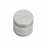 Moulins à Herbes cannabis Santa Cruz Shredder - Mini Aluminum Herb Grinder - 4-part - Silver