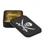 Metal Stash Tin - Jolly Roger Pirate Flag