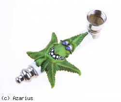 Metalen pijpje Cannabuds