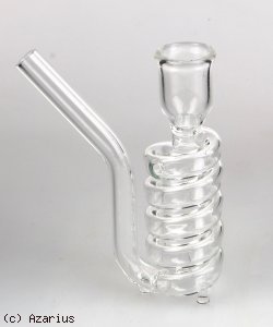 Pipe en verre Twister petit 