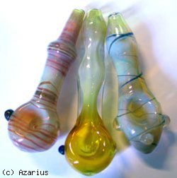 Pipe en verre Colorée