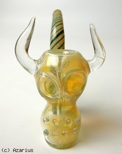 pipes cannabis Bong en verre Diablo