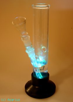 pipes cannabis Bong en verre lumière 