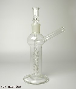 Bong en verre Spiral