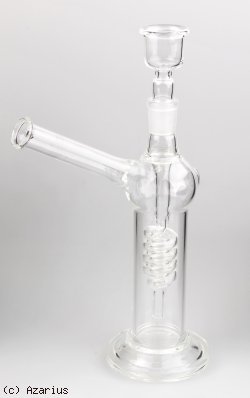 pipes cannabis Bong en verre Twister petit