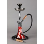 pipes cannabis Kaya Shisha - Hookah Pipe - Crossfader 2.4 - Red and Black Glass Base
