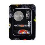 pipes cannabis Tattoo Metal Pipe Gift Set with Magno Mix Aluminum Grinder