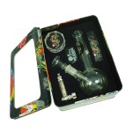 pipes cannabis Tattoo Dragon - Deluxe Gift Set with Mini Bubble Base Glass Bong