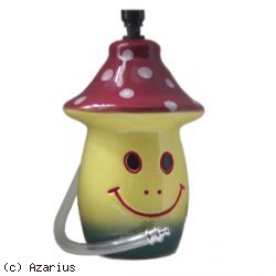 pipes cannabis Ceramic bong happy Shroomface