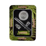 pipes cannabis Amsterdam Mini Glass Steamroller Pipe Gift Set with Aluminum Grinder