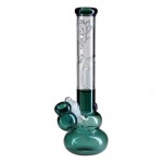 pipes cannabis Black Leaf - 4-arm Perc Ice Bong - Ashcatcher - Emerald Green