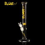 pipes cannabis Boost Pro Cane Straight Cylinder Glass Ice Bong - Choice of 3 Colors