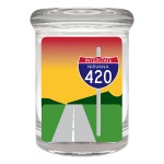 Cannaline Glass Stash Jar - Designer Series - Interstate 420