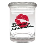 Cannaline Glass Stash Jar - Designer Series - Love at 1st Smoke