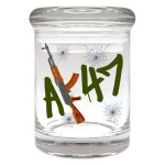 Cannaline Glass Stash Jar - Top Strains - AK-47