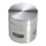 Aluminum Herb Grinder With Four Windows - 4-part