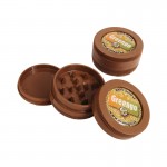 Moulins à Herbes cannabis Greengo Eco Grinder - Recycled Hemp Herb Grinder - Brown